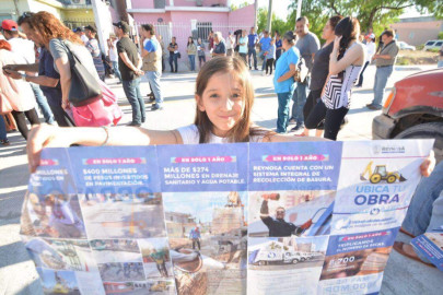 Entrega alcaldesa millonaria obras a reynosenses