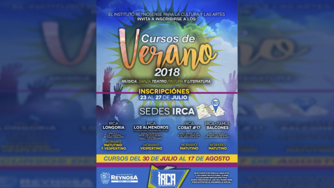 Impartirá IRCA cursos de verano gratuitos