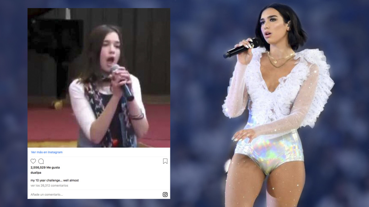 Así era Dua Lipa hace 10 años