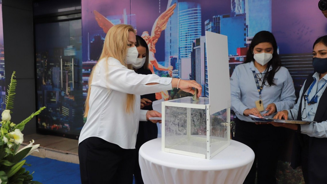 Posco México inaugura en Altamira el primer paradero inteligente de autobuses