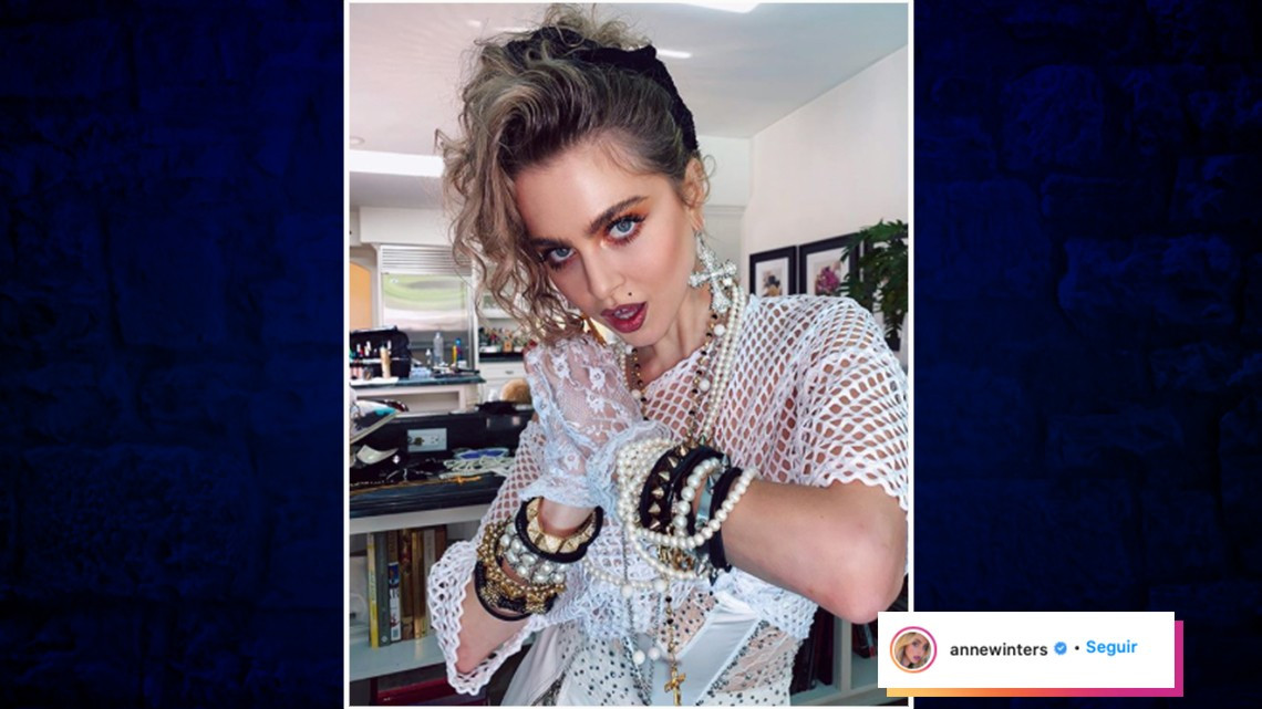 Anne Winters sorprende con su transformación de Madonna 