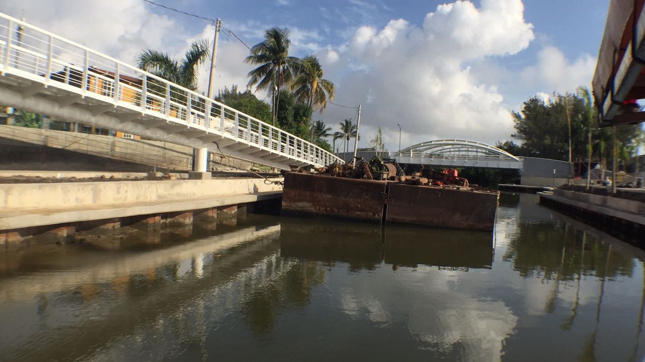 Recorre Peraza Guerra el Canal de la Cortadura