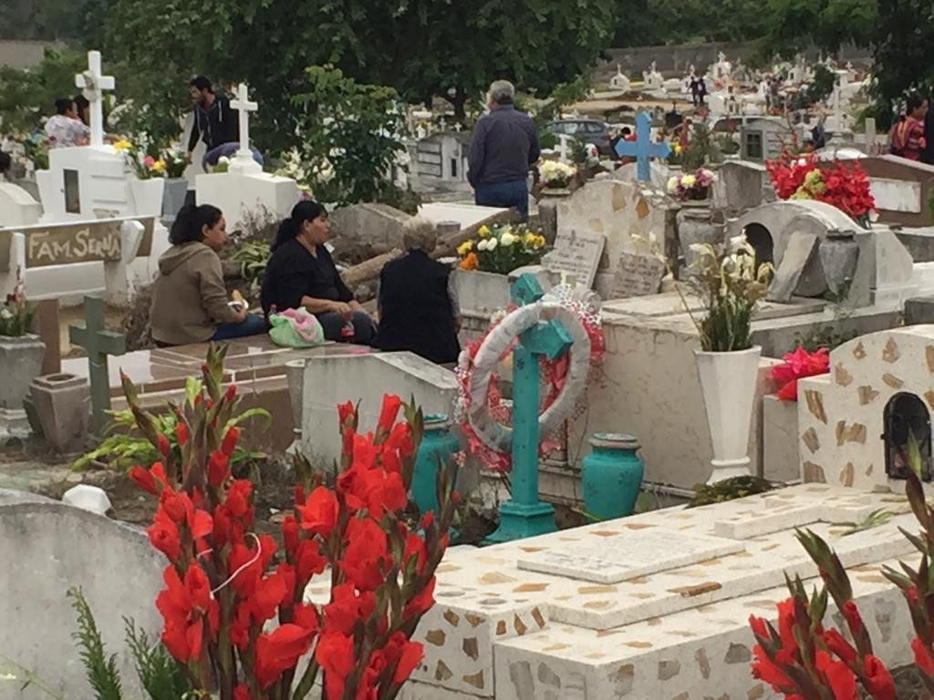 Saldo blanco en cementerios en la celebración de los fieles difuntos