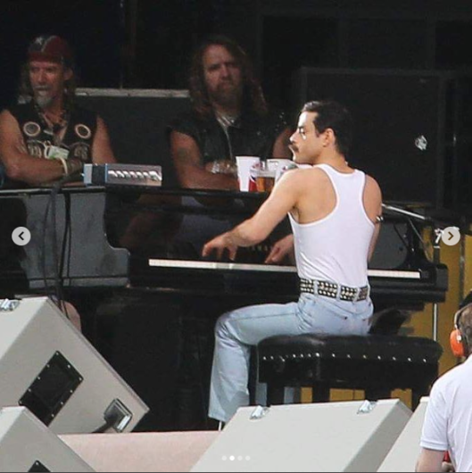 Filtran imágenes de la producción de la película “Bohemian Rhapsody”