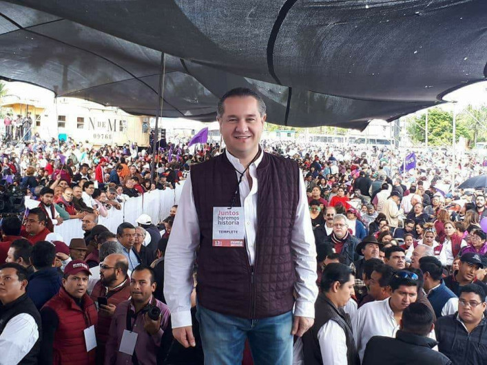 Oficial candidatura de Adrián Oseguera a presidencia de Madero por Morena