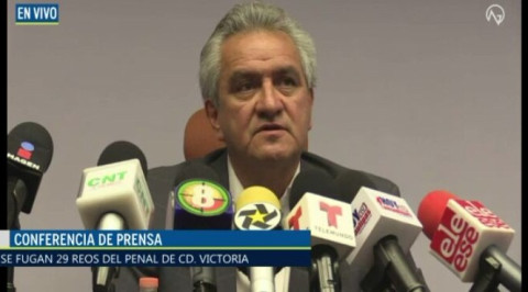 Realizan conferencia de prensa respecto a fuga en Penal de Cd. Victoria