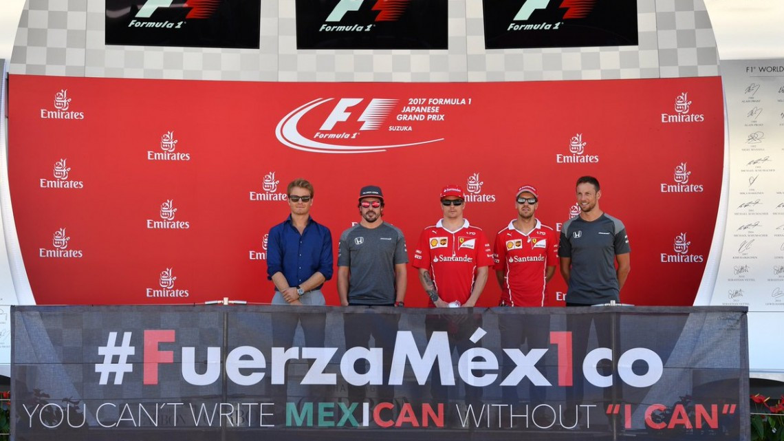 #FuerzaMéx1co, Pilotos de F1 se une al apoyo tras sismo