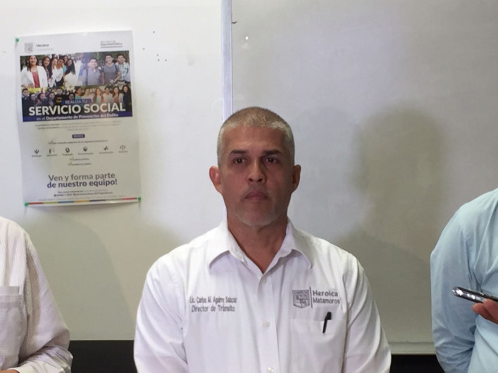 Asegura tránsito local que disminuyen los accidentes 