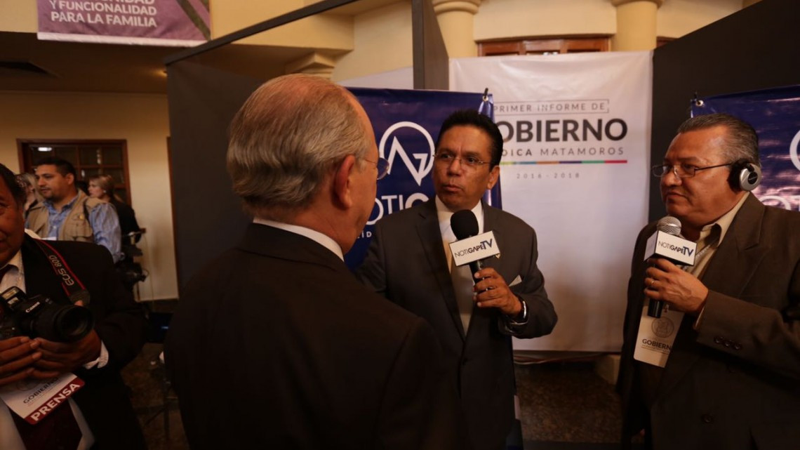 Chuchín rinde su primer informe de gobierno 