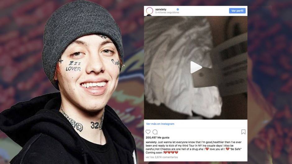 Lil Xan es hospitalizado por comer demasiados Cheetos picantes