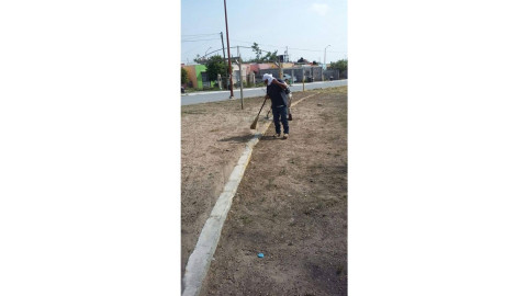 Dan mantenimiento a Colonia Granjas