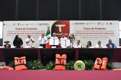 Fortalecen Gobierno de Tamaulipas y CONAPESCA alianza por el desarrollo pesquero