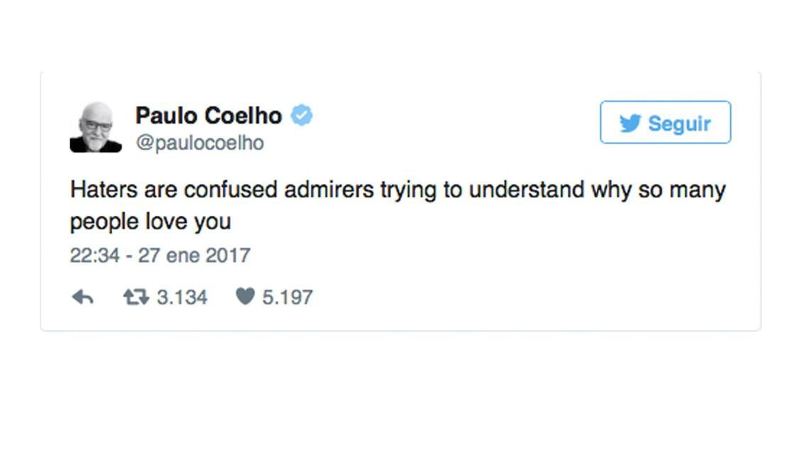 "La la land" es aburrida: Según Paulo Coelho