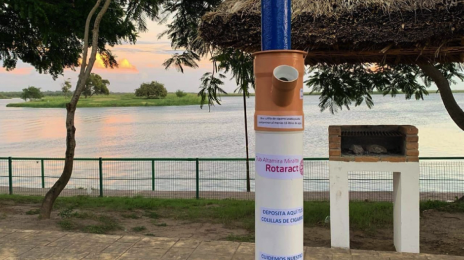 Jóvenes de Altamira crean proyecto ambiental para recolectar colillas de cigarro