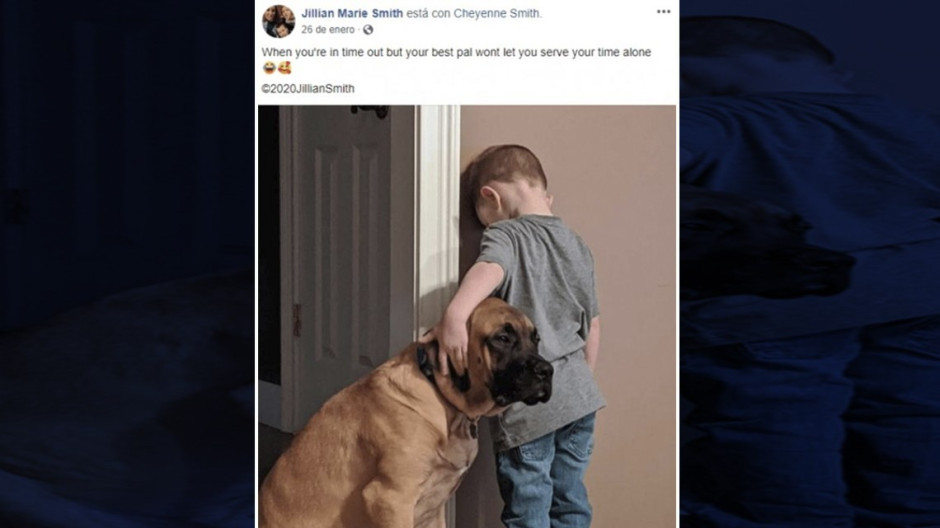 ¡Aww ternurita! Cuando estás castigado pero tu mejor amigo no te deja solo