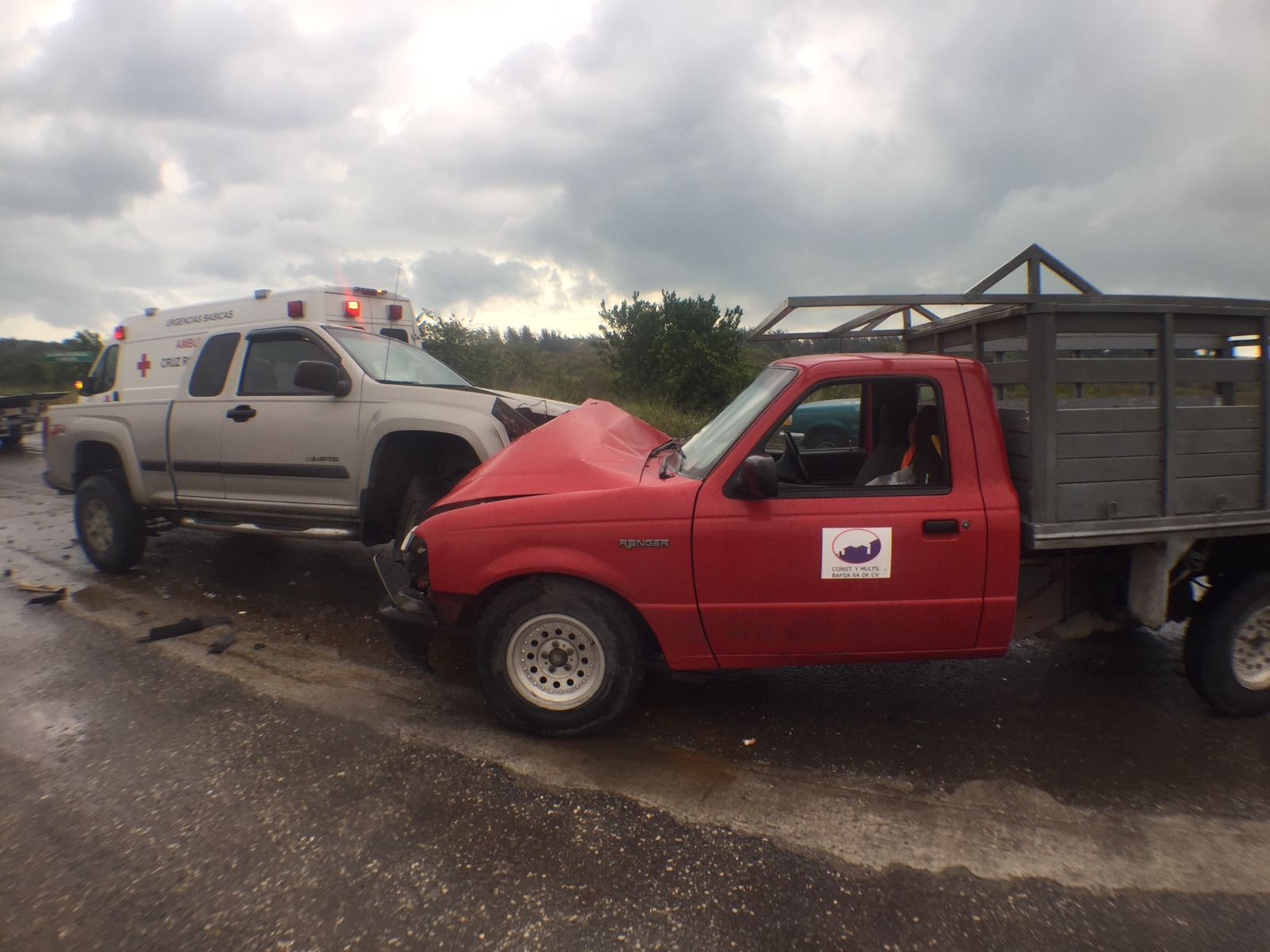 Otro accidente más en el corredor urbano ahora en Madero 