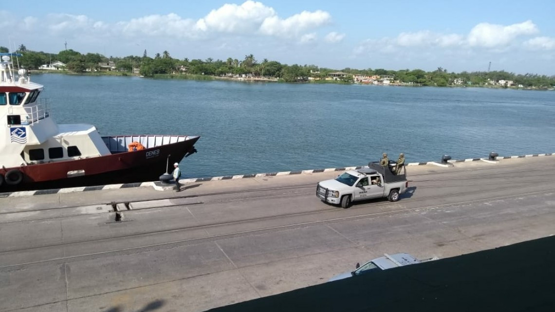 Realiza MARINA ejercicio de protección marítima y portuaria en Tampico