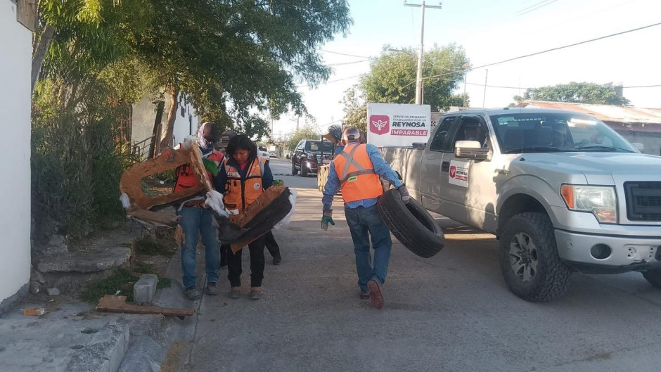 Gobierno de Reynosa avanza en descacharrización y limpieza 