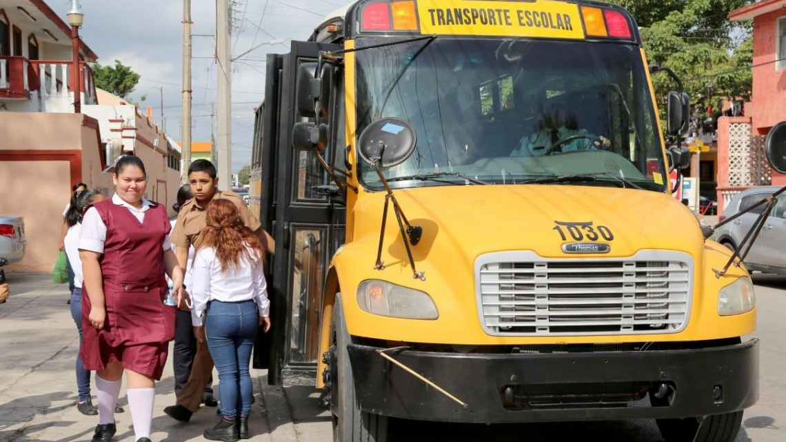 Beneficia Madero a más de 600 estudiantes con “Transporte Escolar Gratuito”