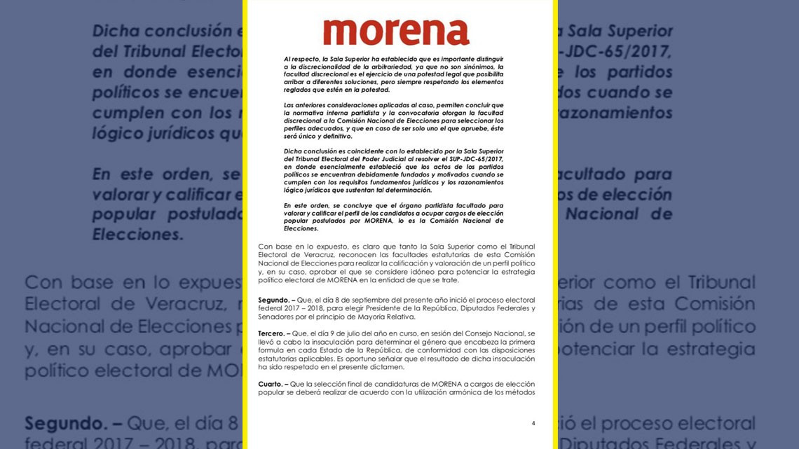 Morena elige a Américo Villareal y María Guadalupe Covarrubias como candidatos al Senado
