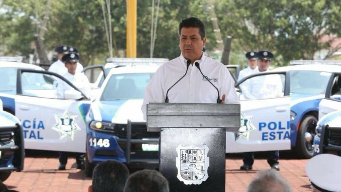 Entrega Gobernador de Tamaulipas 10 patrullas para la policía de proximidad