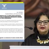 La SCJN desmiente renuncia de la ministra presidenta Norma Piña