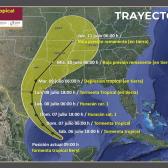 La tormenta tropical "Beryl" se aleja de México; podría no impactar por segunda vez en el país