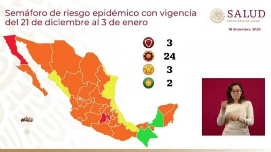 Veracruz regresa a semáforo amarillo epidémico