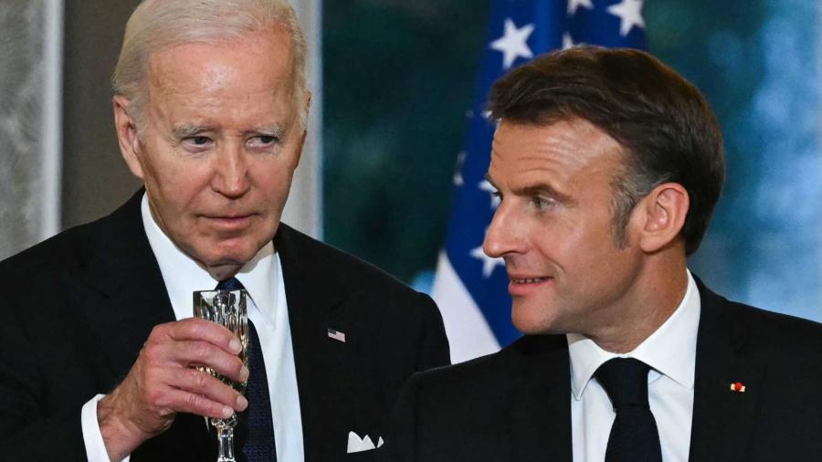Estamos firmes con Ucrania, afirma Biden junto a Macron
