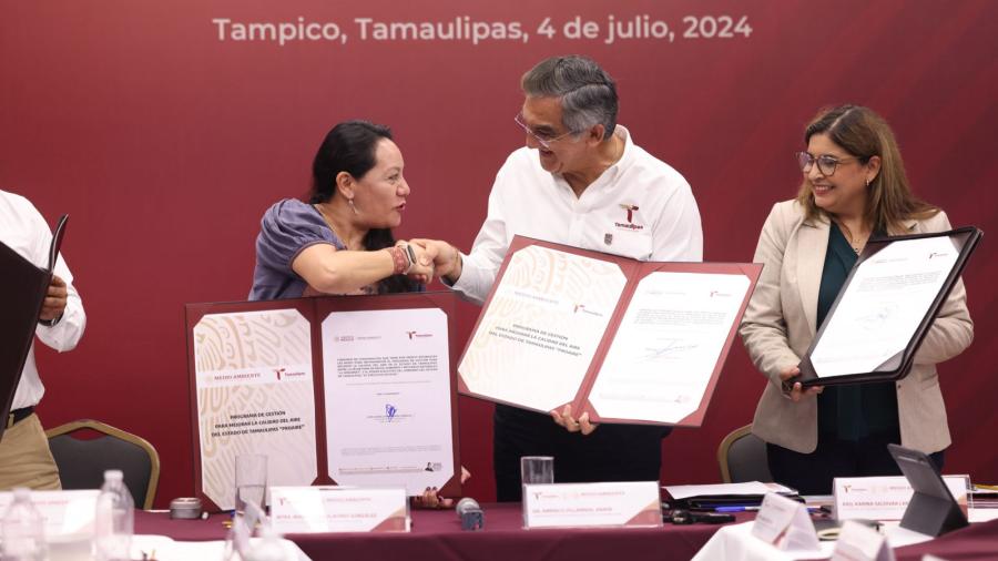 Gobierno estatal y SEMARNAT implementan ProAire Tamaulipas