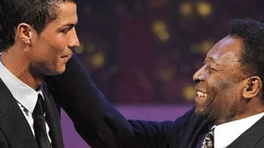 Pelé felicita a Cristiano por su debut con la Juventus