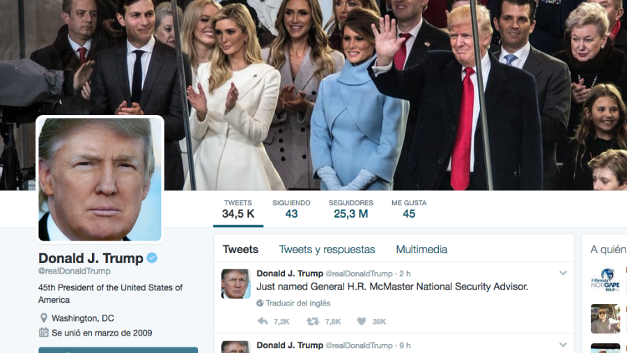 Los 10 tuits que más han gustado del Presidente Trump