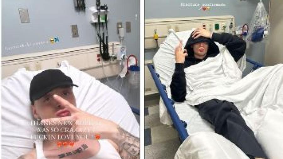 Peso Pluma termina en el hospital tras sufrir accidente durante concierto