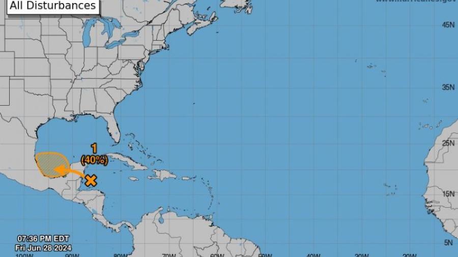 Monitorean Disturbio Tropical 94L con trayectoria hacia Tamaulipas