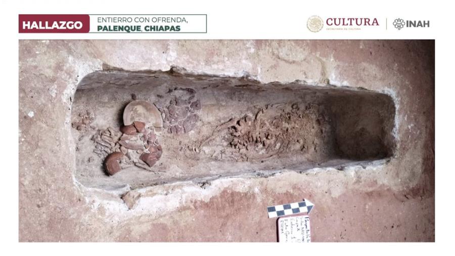 INAH descubre tumba prehispánica con vasijas durante trabajos del Tren Maya