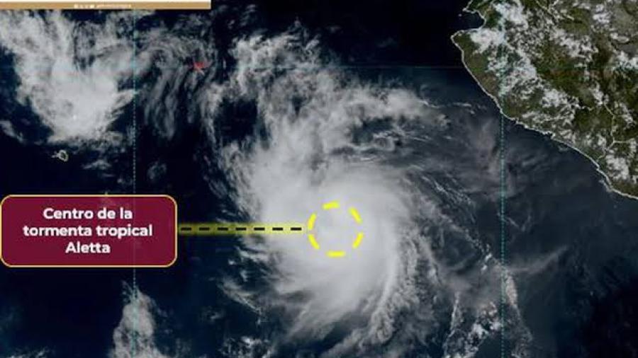 Se forma tormenta tropical "Aletta" frente a Colima y Jalisco