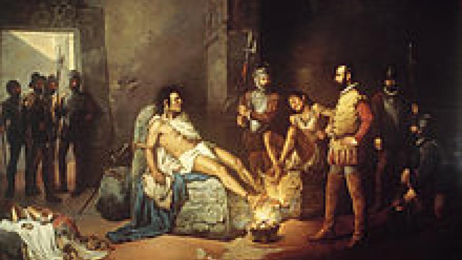 Se cumplen 493 años de la muerte de Cuauhtémoc