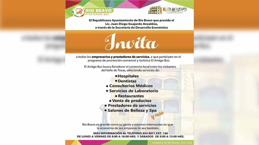Ayuntamiento invita a participar en el programa "El Amigo Bus"