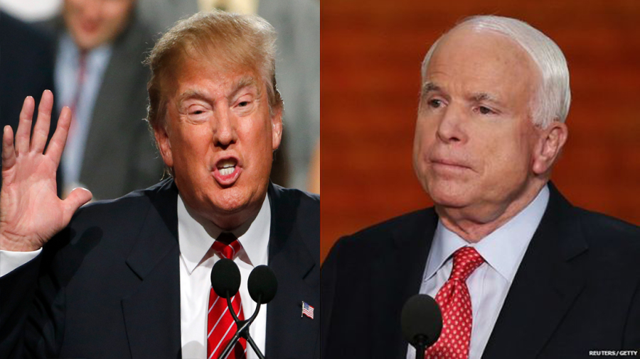 McCain responde ante actitud de Trump hacia los medios