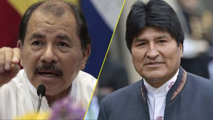 Ortega y Morales acompañan actos en memoria de Chávez
